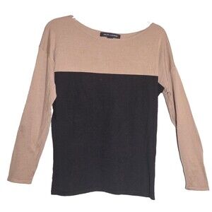 Ralph Lauren Black Label Cashmere Silk Pullover Sweater Women's Small Scoop Neck